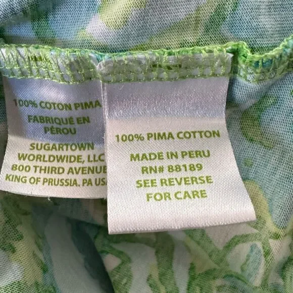 Lilly Pulitzer Windsor Strapless Dress Fresh Citrus Green Parrot Size Small - Picture 5 of 7